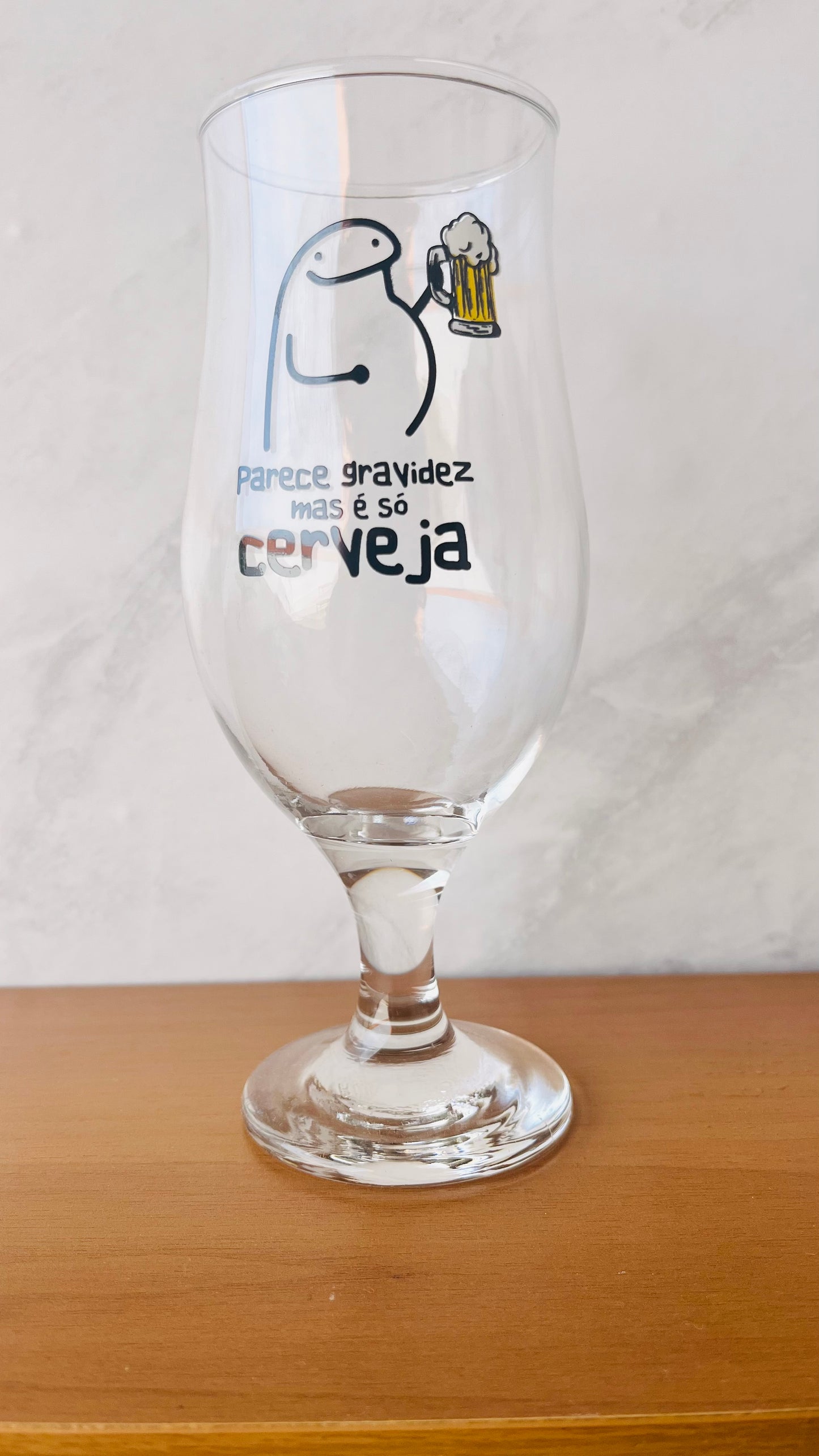 Copo de Cerveja Bento - Parece Gravidez Mas é Só Cerveja